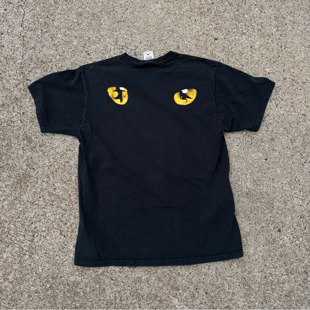 Vintage Cats Musical T-Shirt Tee Heavy Cotton Fruit of the Loom Large 90s - Picture 3 of 7
